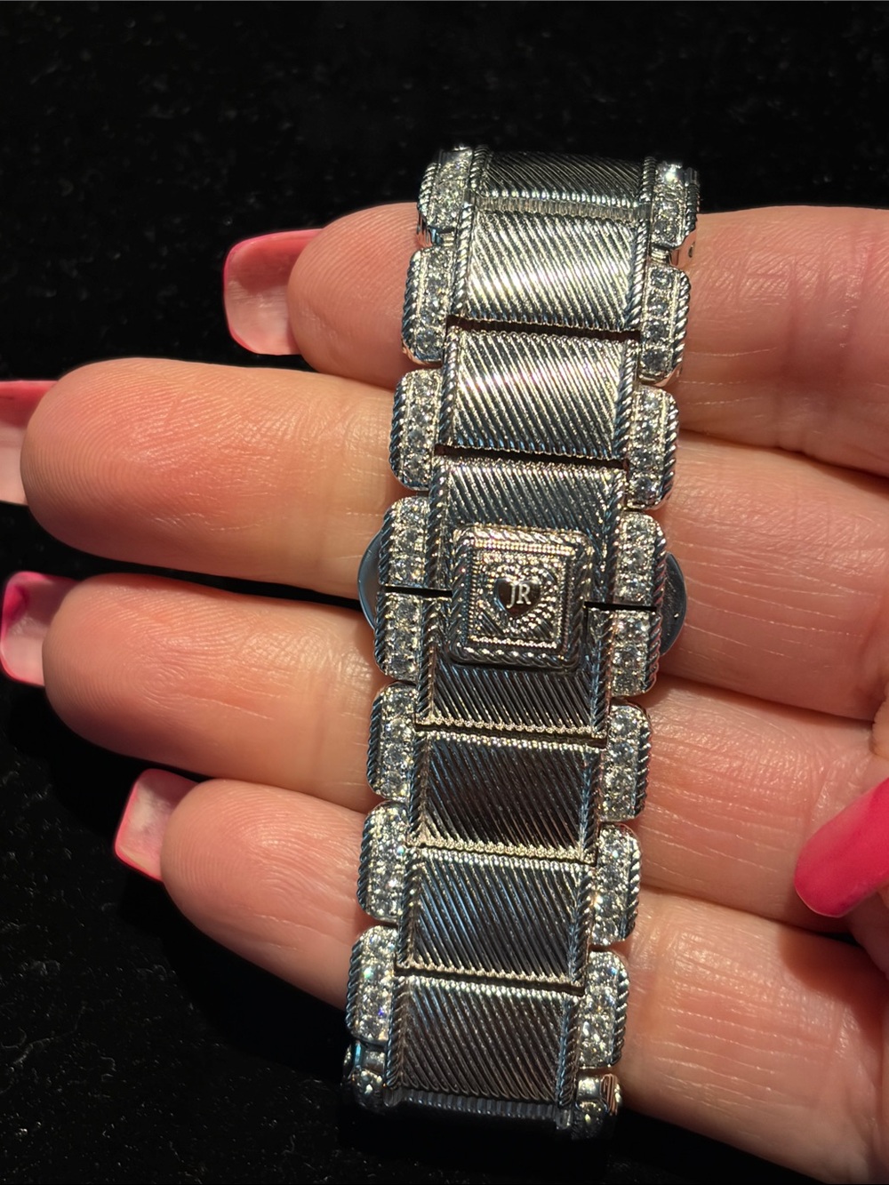 Judith Ripka mother of pearl cushion Watch - Picture 4 of 8